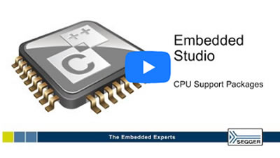 Embedded Studio CPU Support Packages